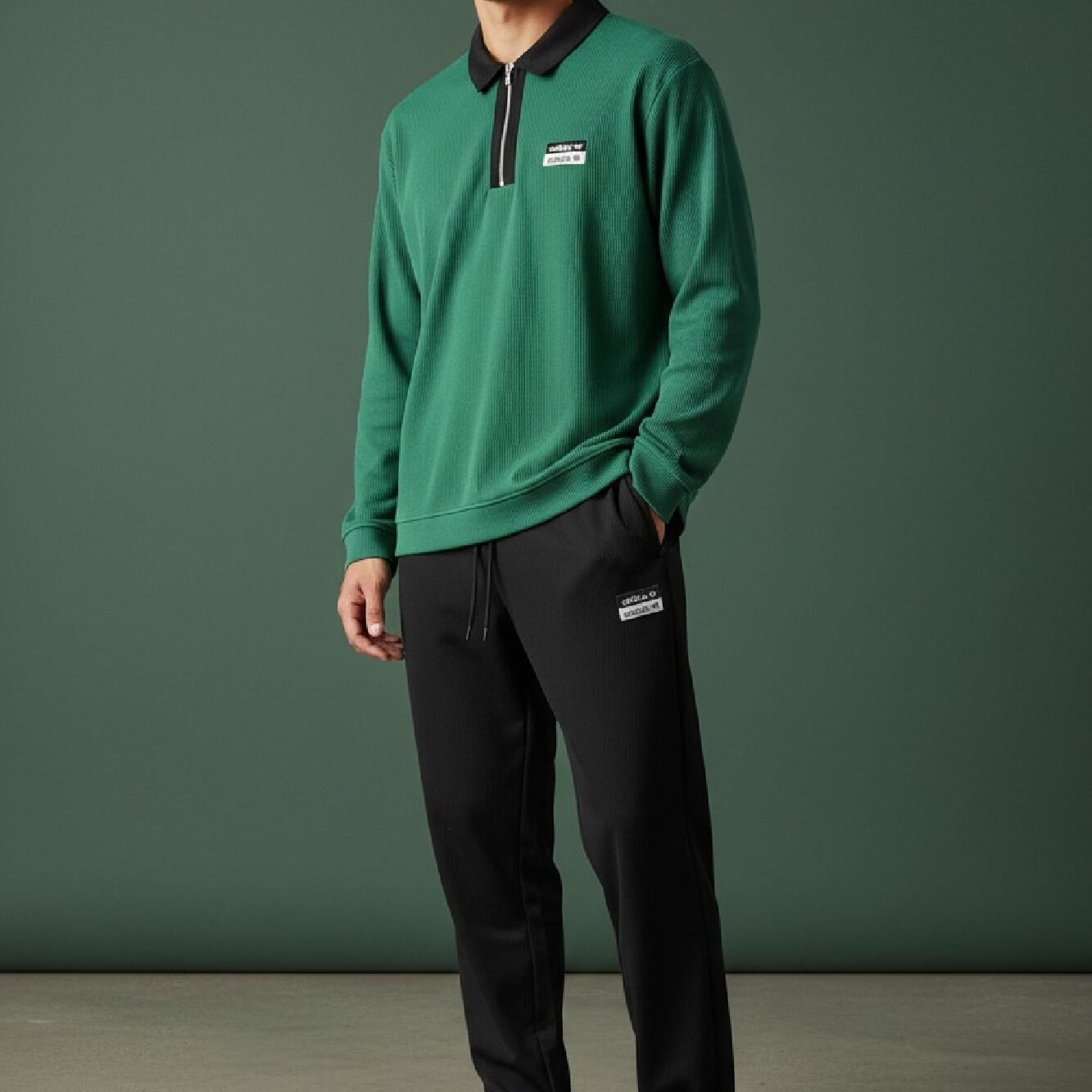 ElvenWear Premium Turkish Style Tracksuit T Green