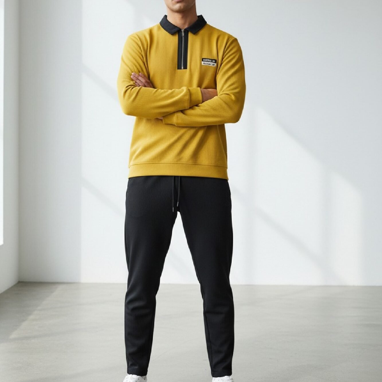 ElvenWear Premium Turkish Style Tracksuit T Yellow