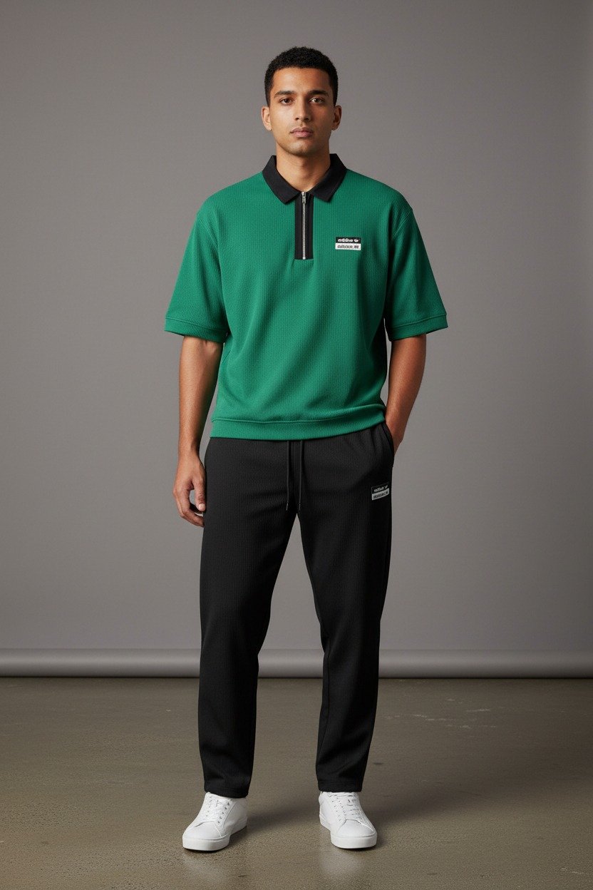 ElvenWear Premium Turkish Style Tracksuit T Green - Image 5