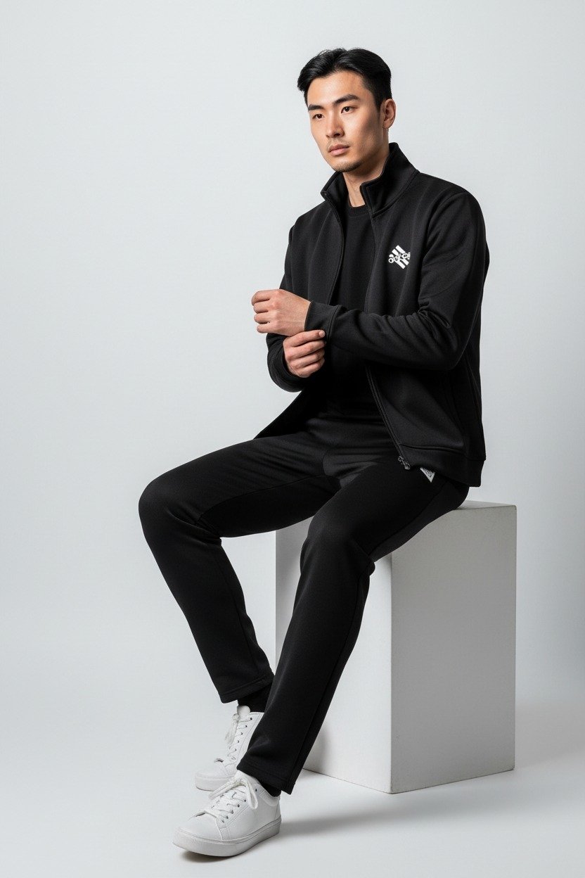 ElvenWear Premium Tracksuit S Black - Image 3