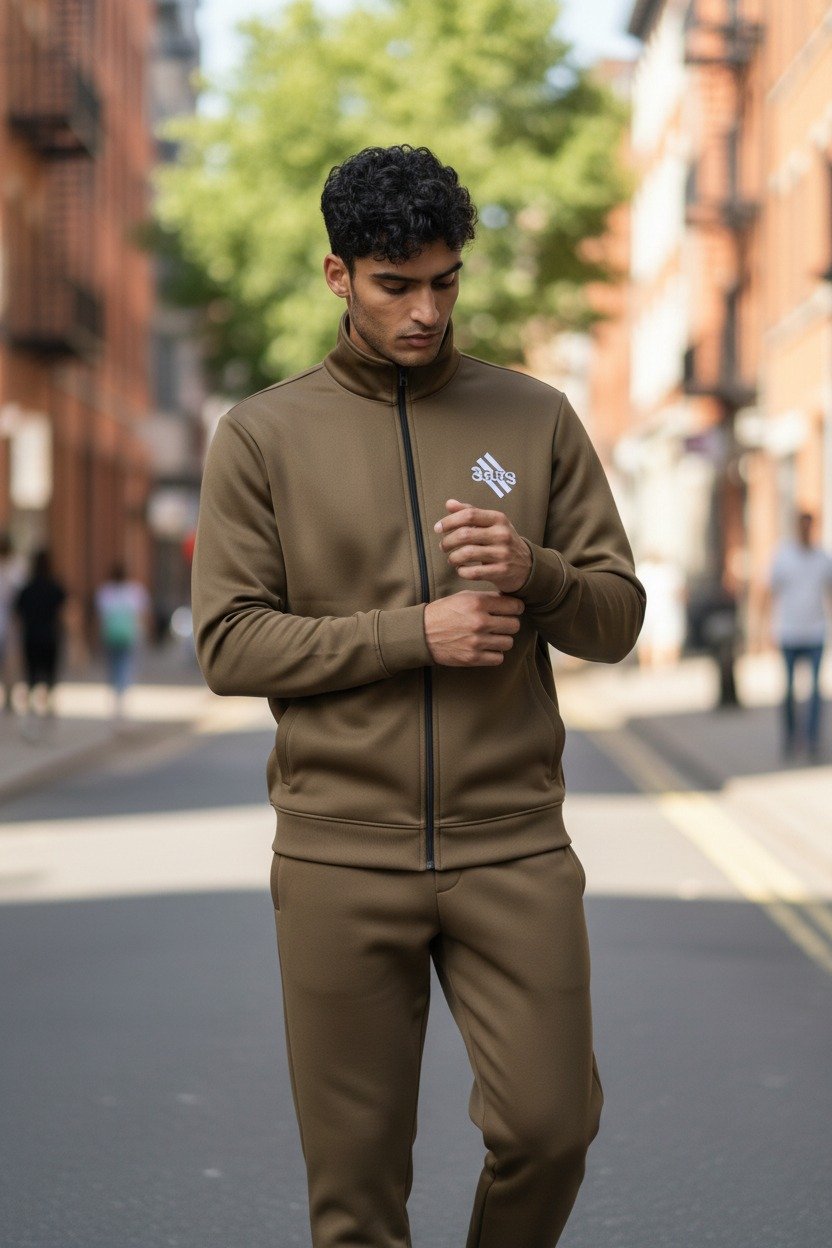Adidas Premium Tracksuit S Golden - Image 5