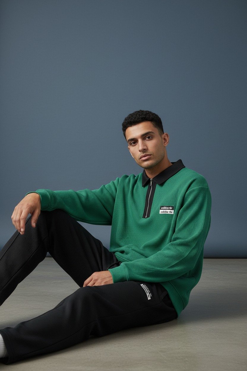 ElvenWear Premium Turkish Style Tracksuit T Green - Image 4